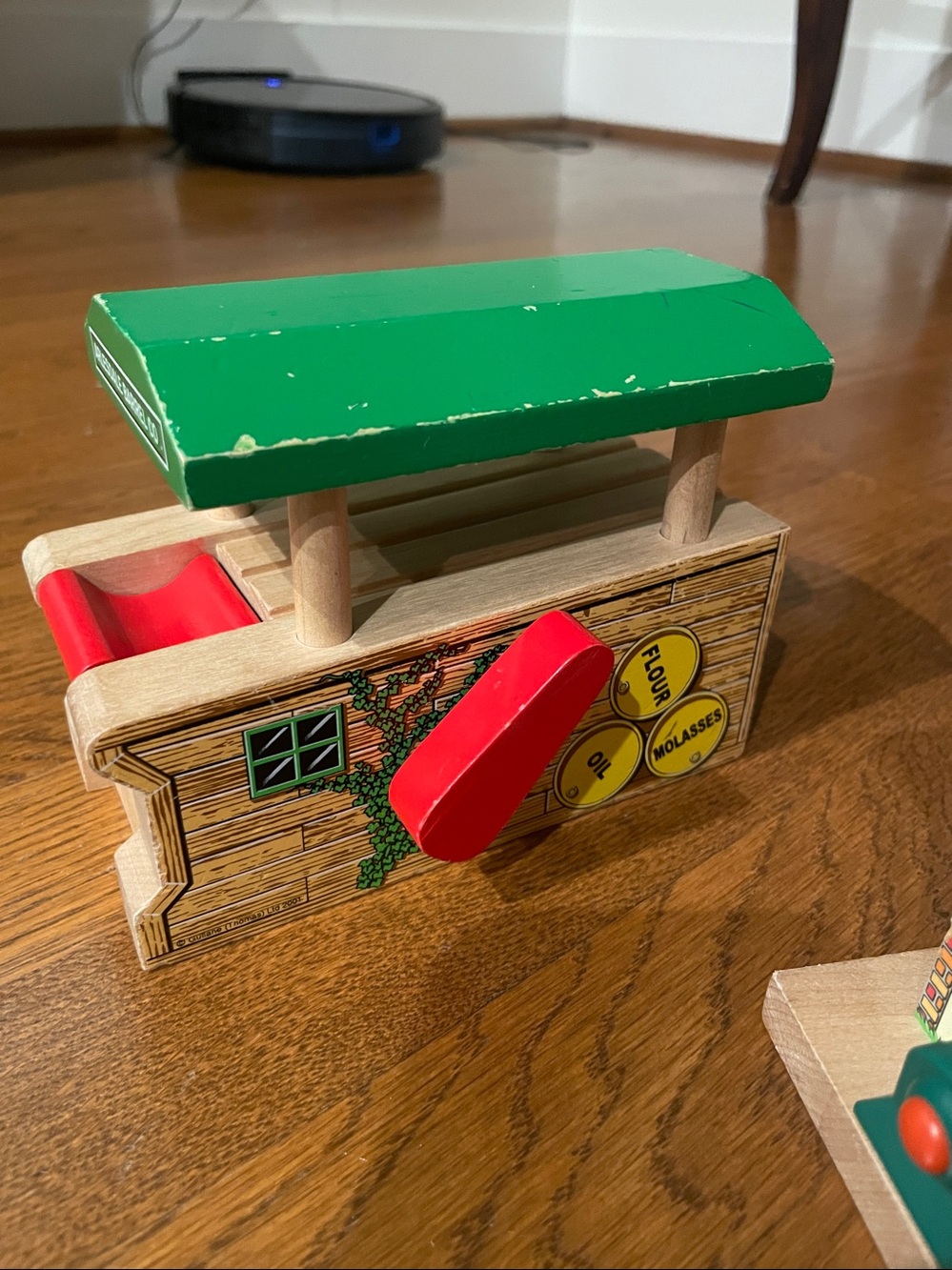 Lot of pieces Thomas the Train Wooden Railway Sodor Toll #5 & Arlesdale barrel - Picture 3 of 5